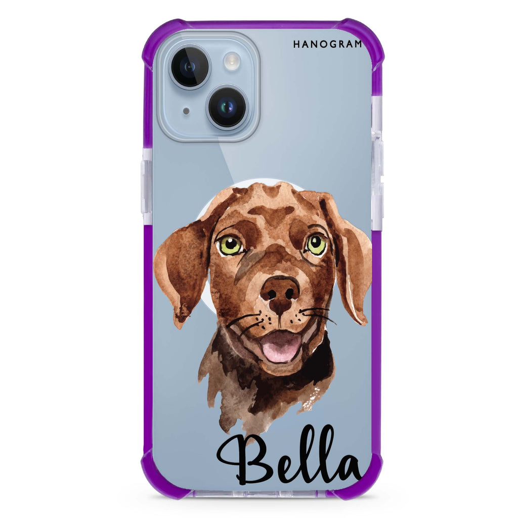 Dachshund iPhone 15 Plus Magsafe 兼容超強防摔保護殼