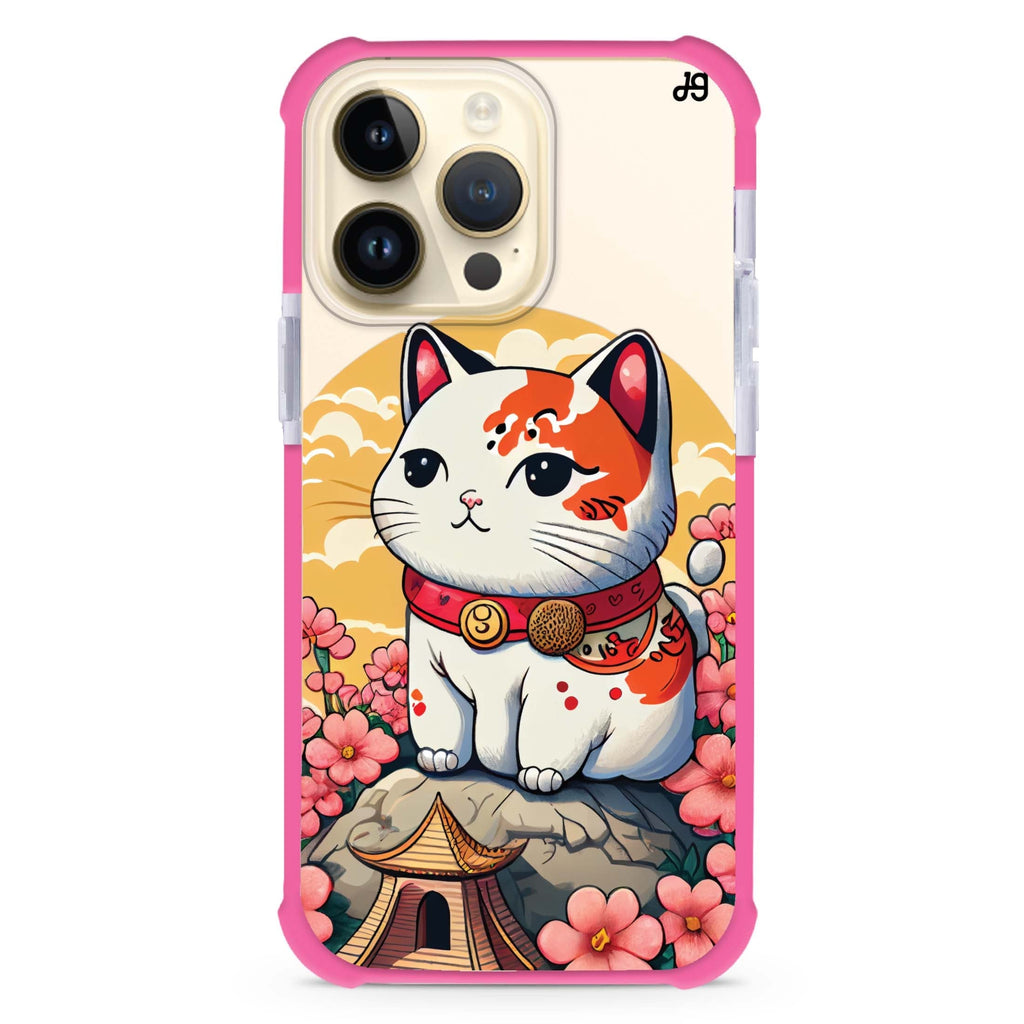 Cat & Flowers iPhone Magsafe 兼容超強防摔保護殼