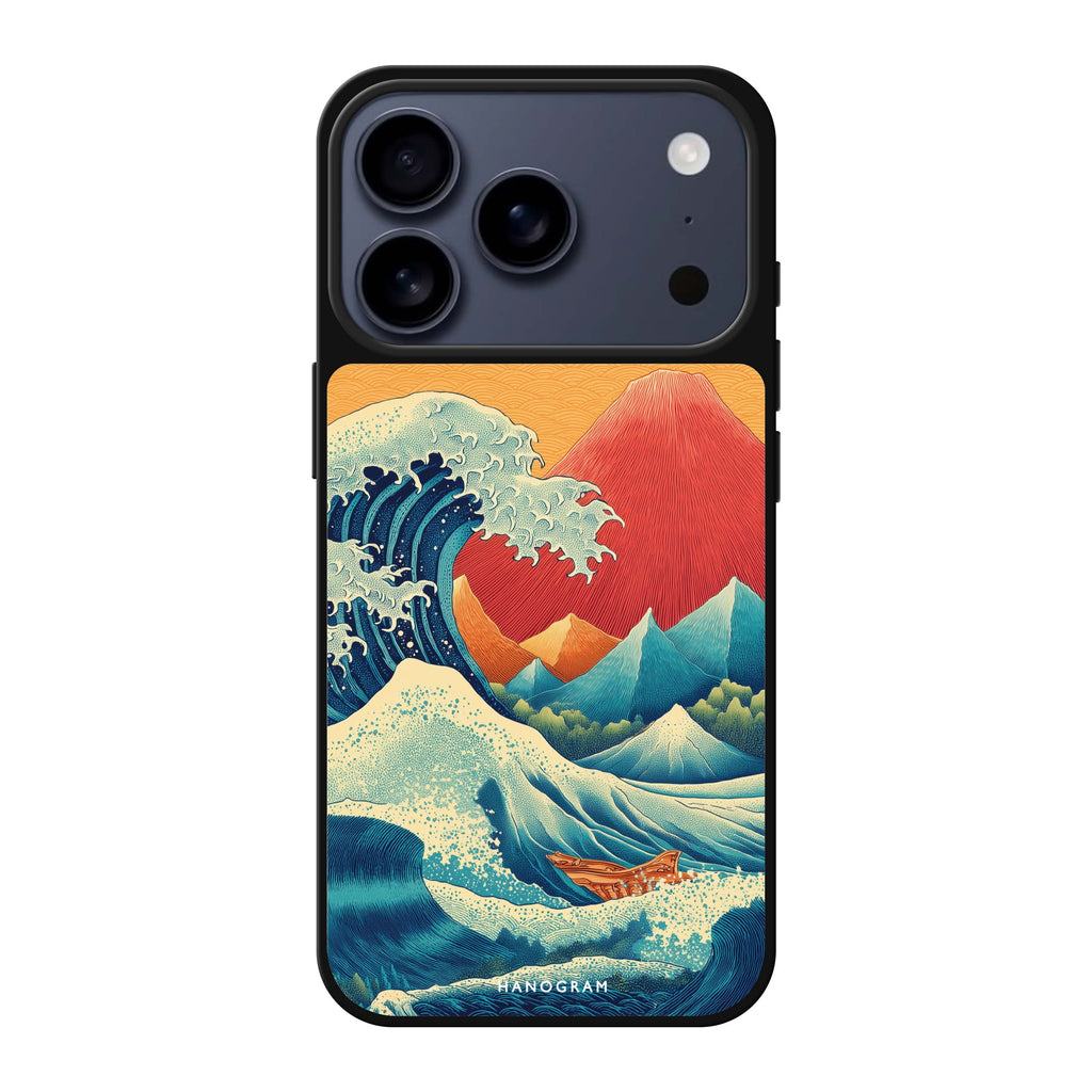 Rising Waves 海浪 iPhone 17 Pro Max 鏡面手機殼主圖