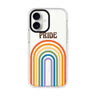Rainbow Pride iPhone 17 水晶透明保護殼正面展示