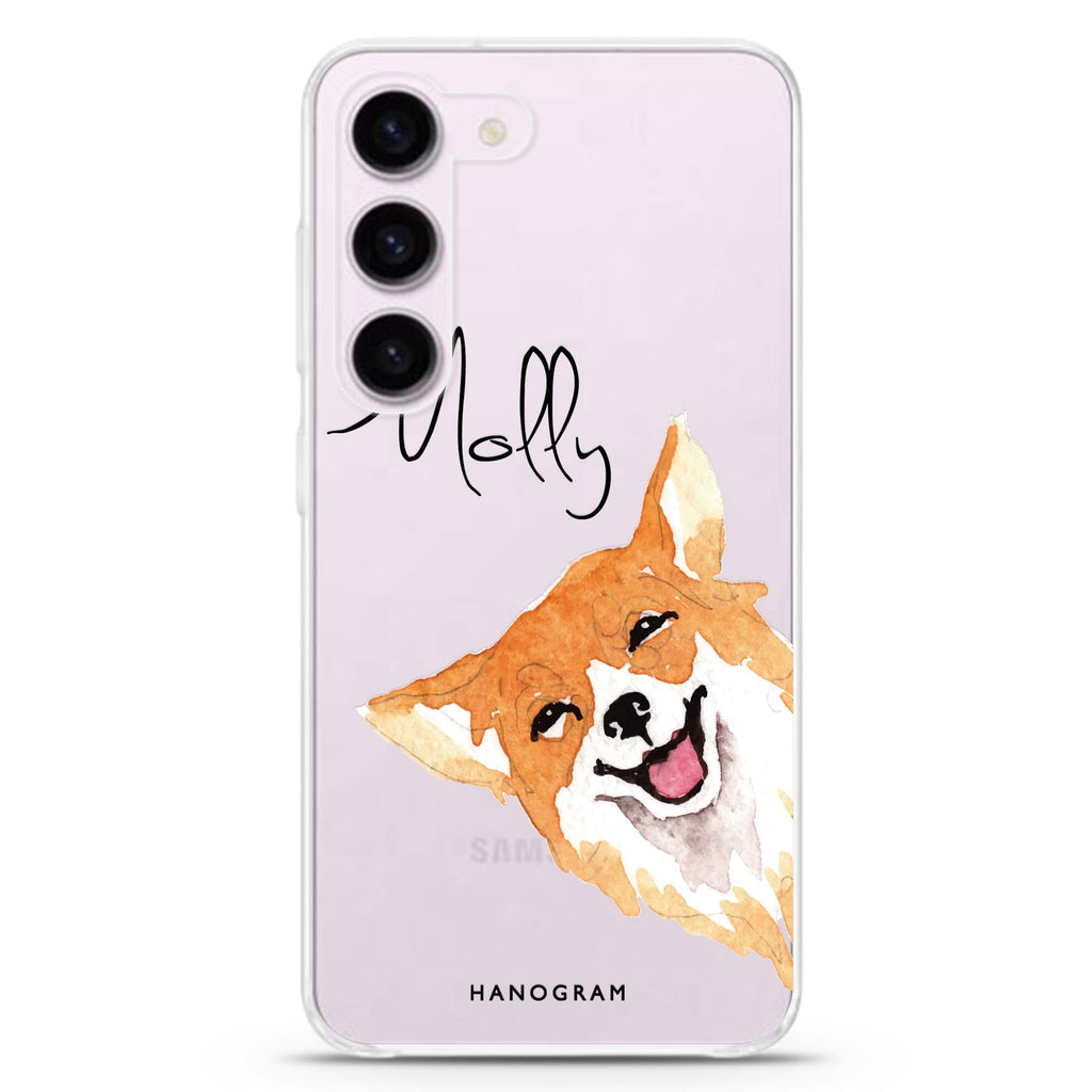 Welsh Corgi Samsung Galaxy 水晶透明保護殼