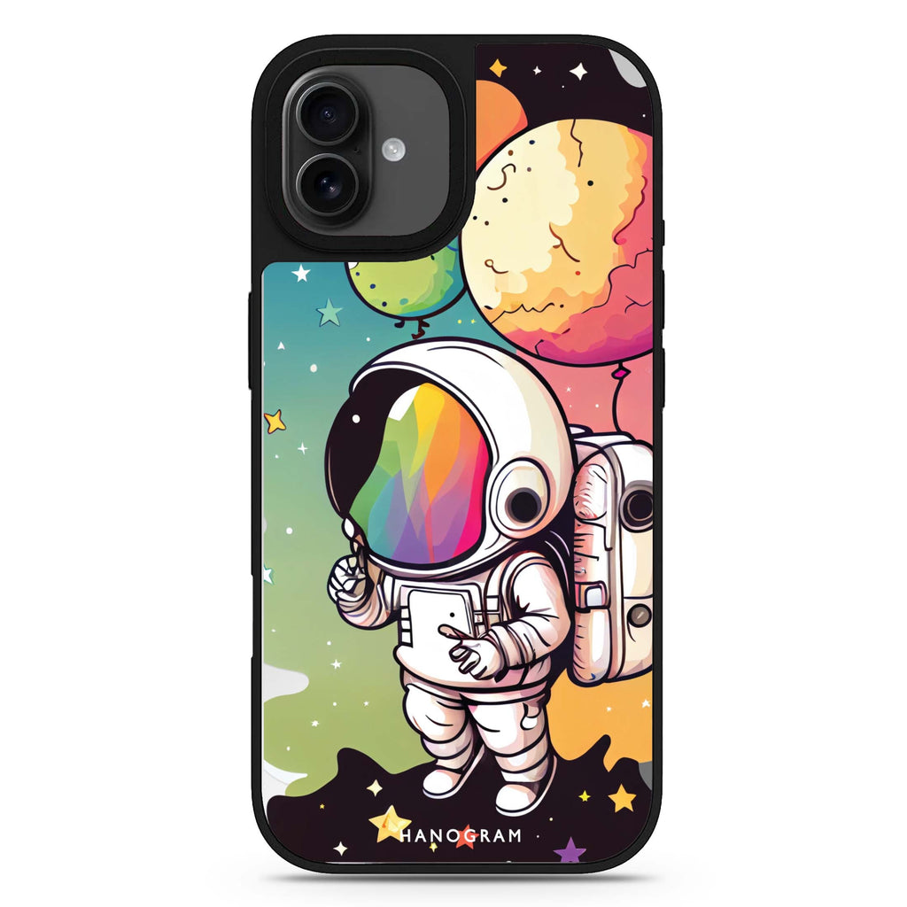 Astronauts iPhone 17 星空鏡面手機殼 主圖設計