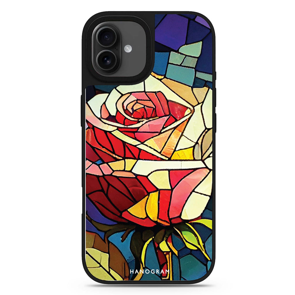 Rose Art iPhone 17 花卉鏡面手機殼 主圖設計