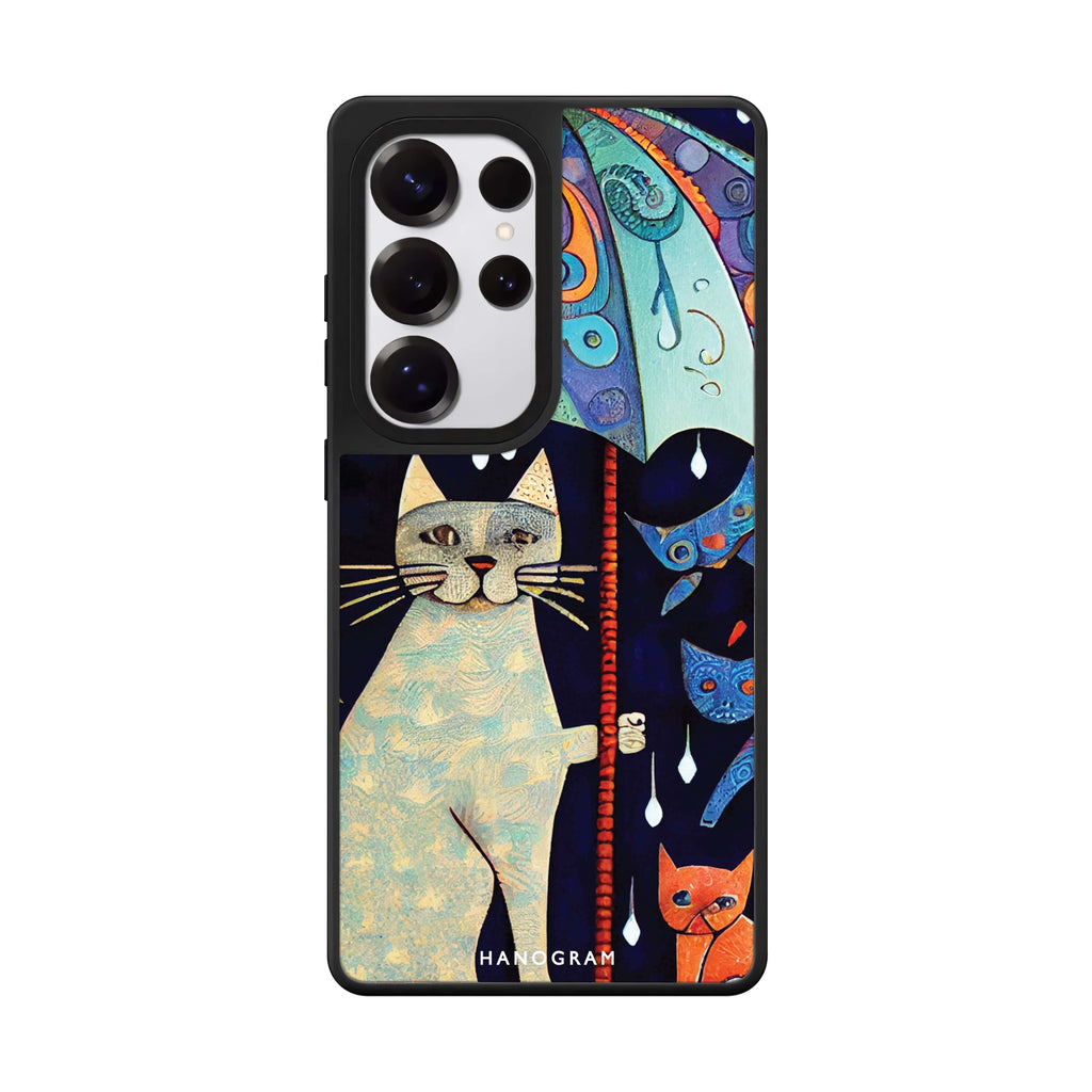 Raining Cat 鏡面手機殼