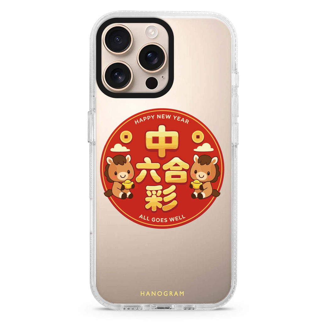 Wealth Calling 水晶透明保護殼