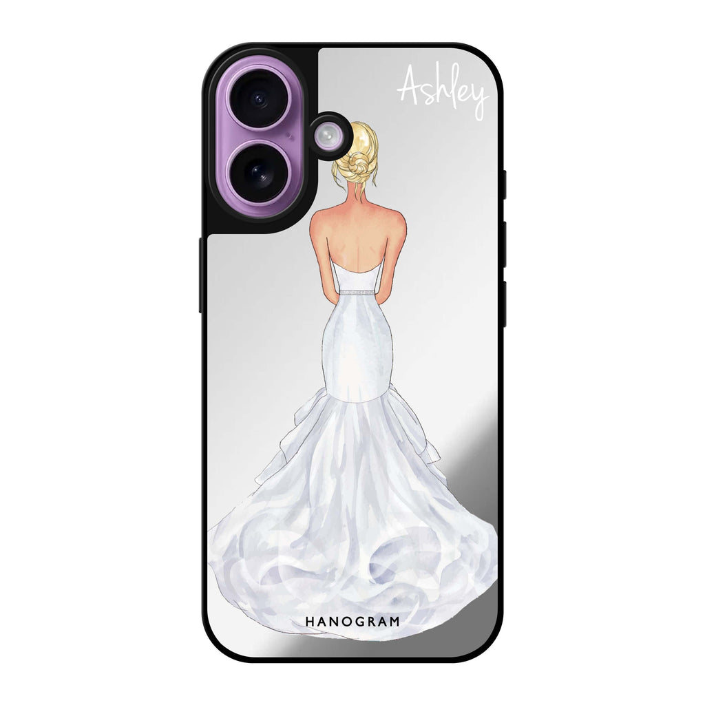 Reflective iPhone 16 Mirror Case –Bride Moment III Design