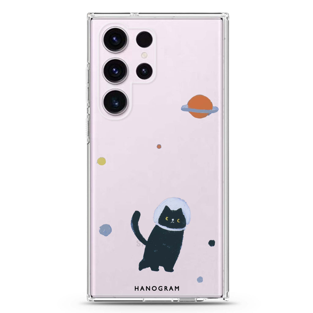 Cosmo Kitty Samsung Galaxy Ultra 透明保護殼，適用 S26/S25/S24/S23 Ultra，圖1