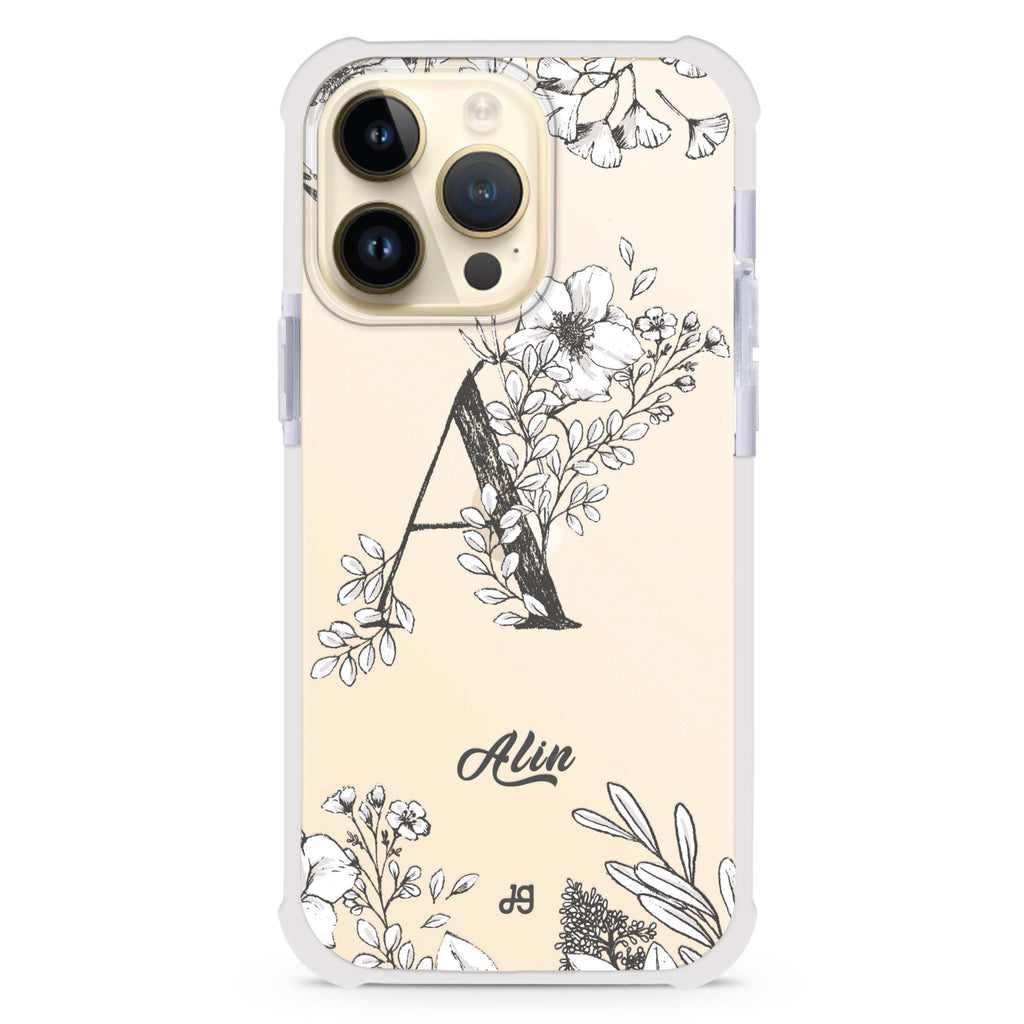 Vintage Floral Monogram 超強防摔保護殼