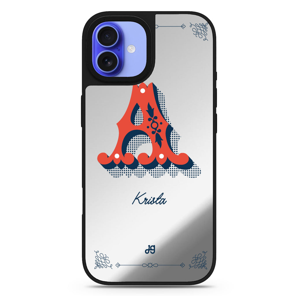 Vintage Ornamental Monogram 鏡面手機殼
