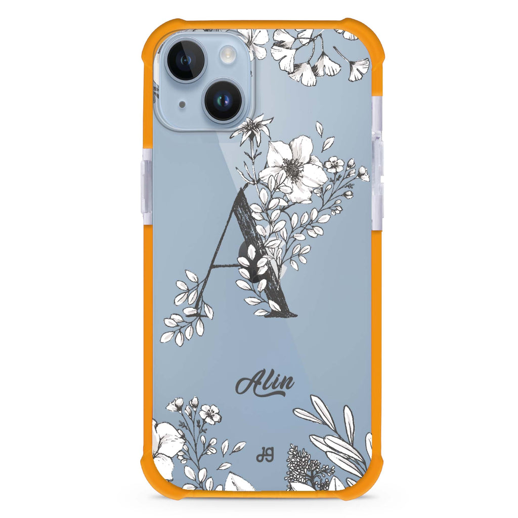 Vintage Floral Monogram 超強防摔保護殼