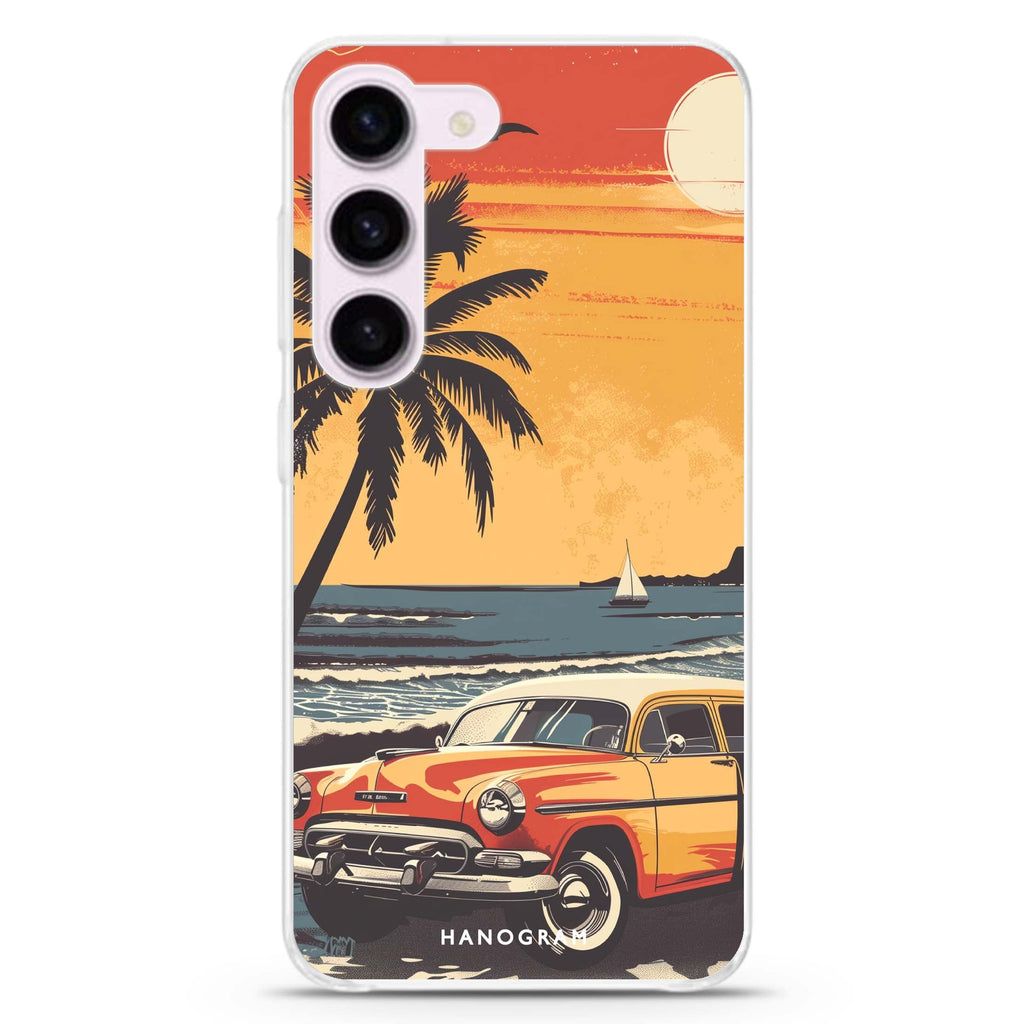 Ocean Waves Samsung Galaxy 水晶透明保護殼