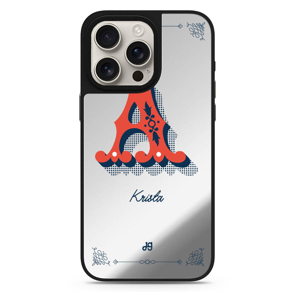 Vintage Ornamental Monogram 鏡面手機殼