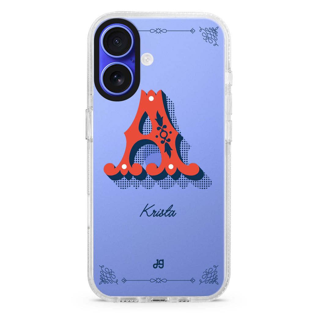 Vintage Ornamental Monogram 水晶透明保護殼