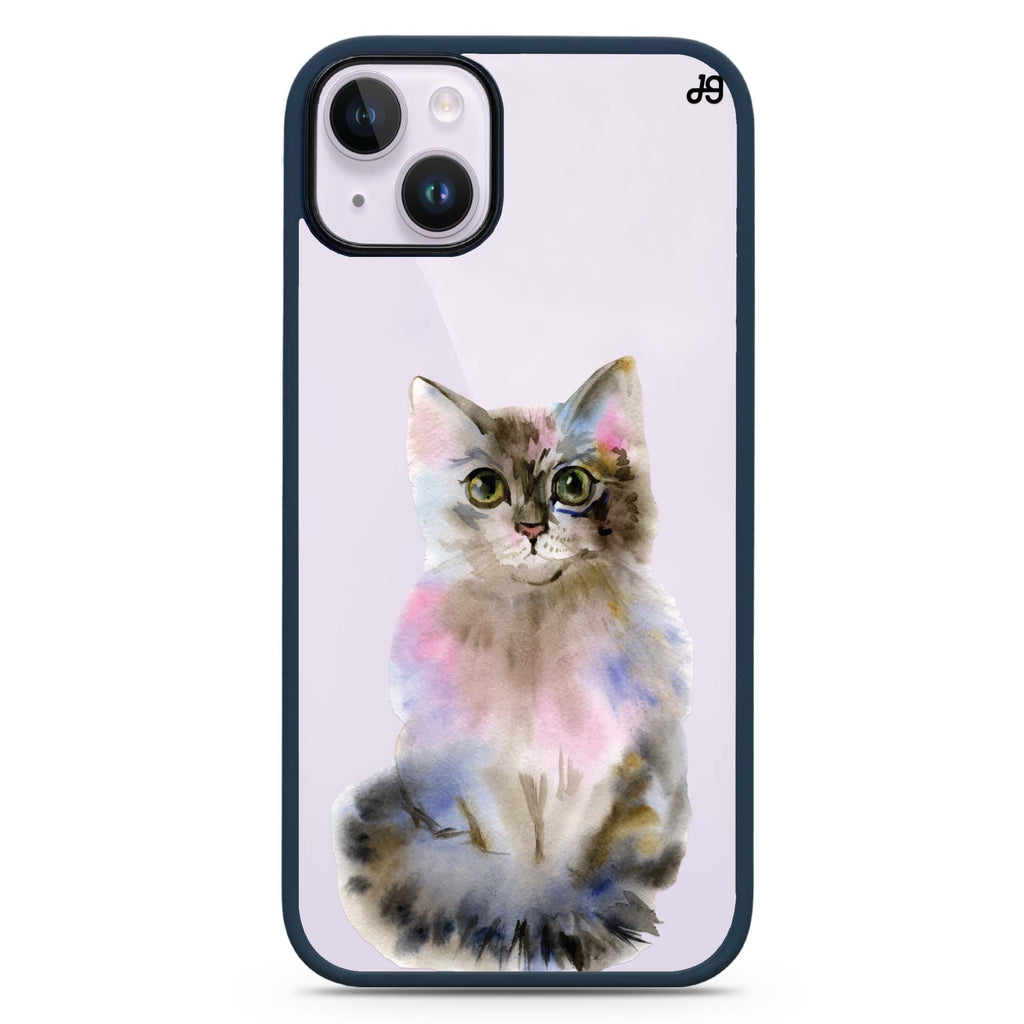 Watercolour Cat iPhone 15 Plus 防衝擊保護殼