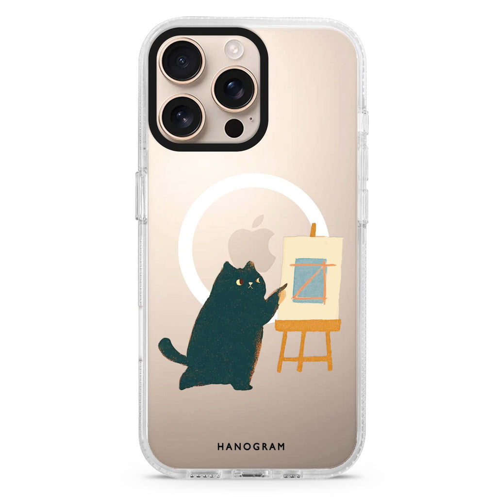 Meowsterpiece Magsafe 兼容水晶透明保護殼