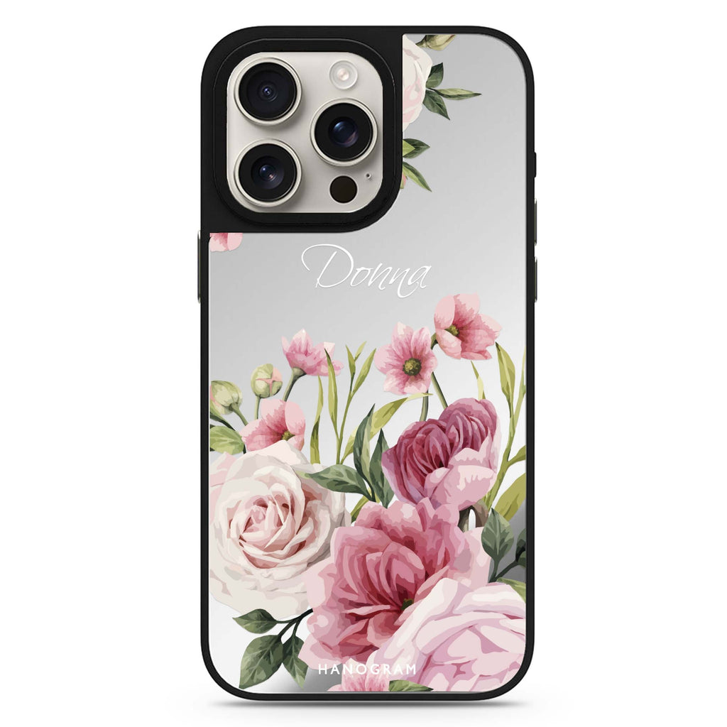 Beautiful Flowers 鏡面手機殼