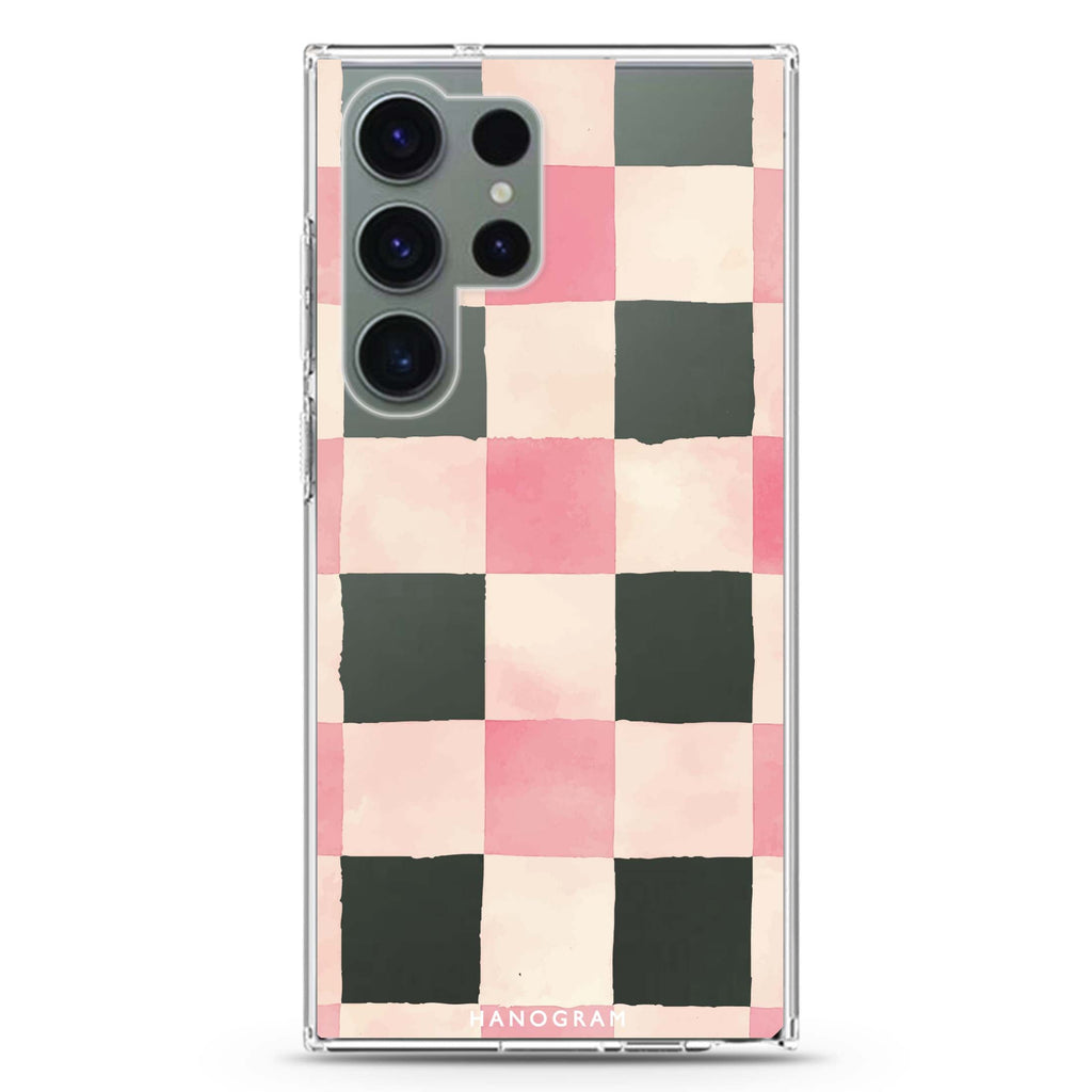 Rosy Picnic Samsung Galaxy Ultra 透明保護殼，適用 S26/S25/S24/S23 Ultra，圖1