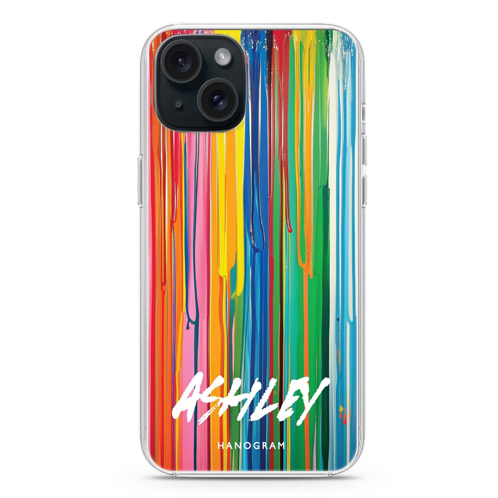 Vivid Stripes iPhone 15 水晶透明保護殼
