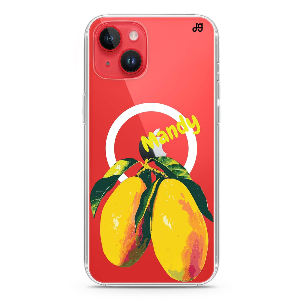 Mango Majesty iPhone 14 Magsafe 兼容水晶透明保護殼