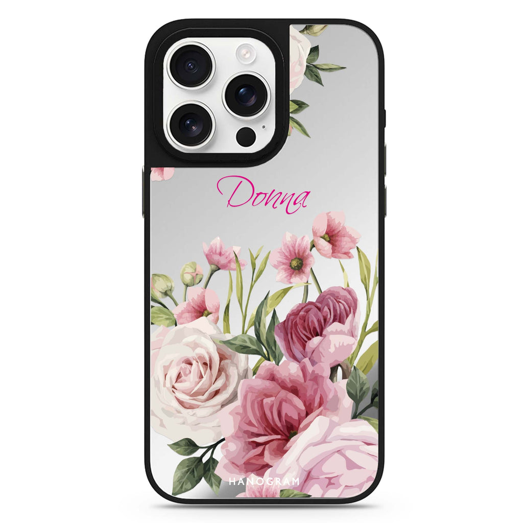 Beautiful Flowers 鏡面手機殼