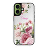 Reflective iPhone 16 Mirror Case –Beautiful Flowers Design