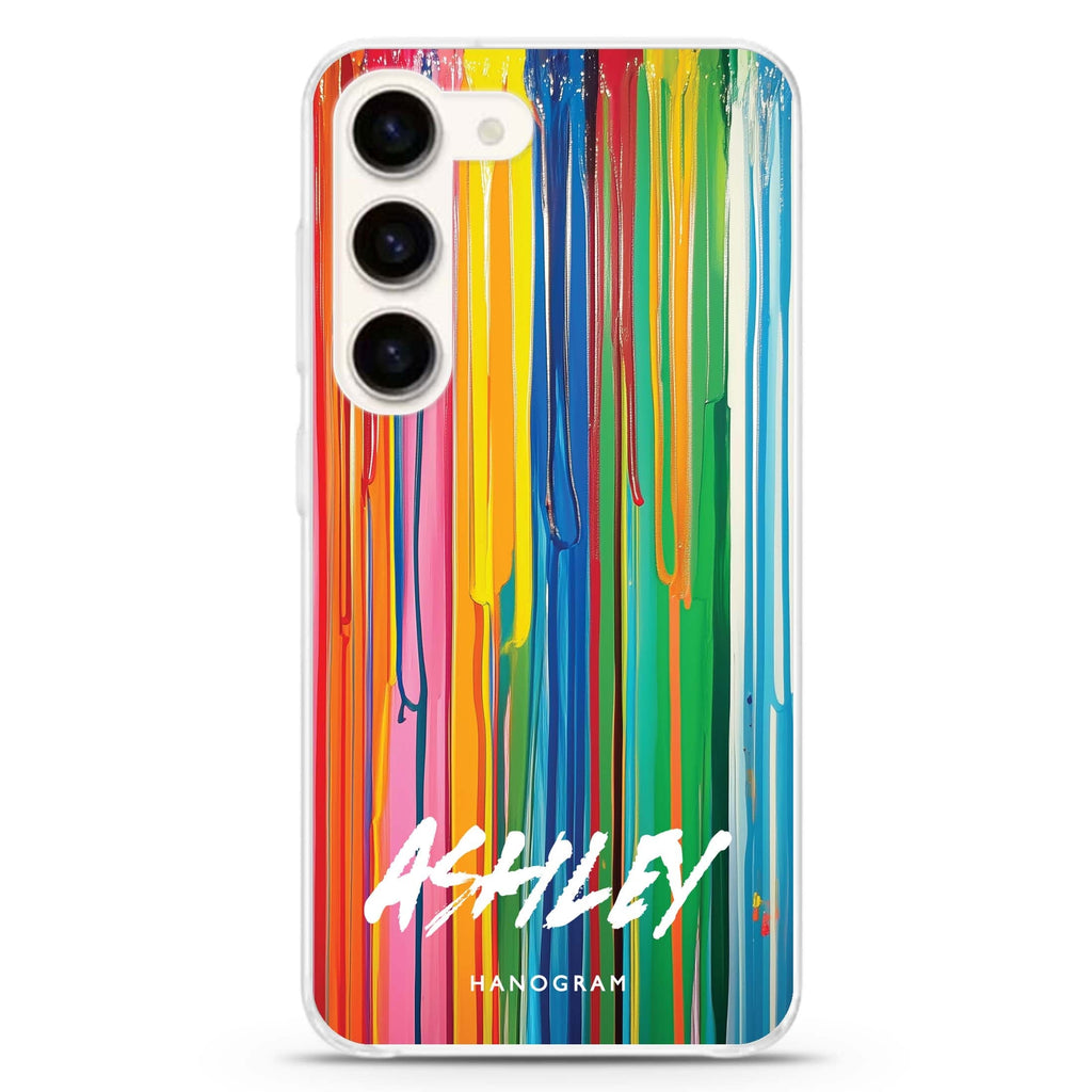 Vivid Stripes Samsung Galaxy 水晶透明保護殼