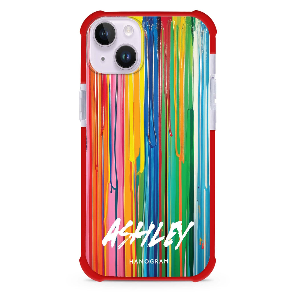 Vivid Stripes iPhone 15 Plus Magsafe 兼容超強防摔保護殼