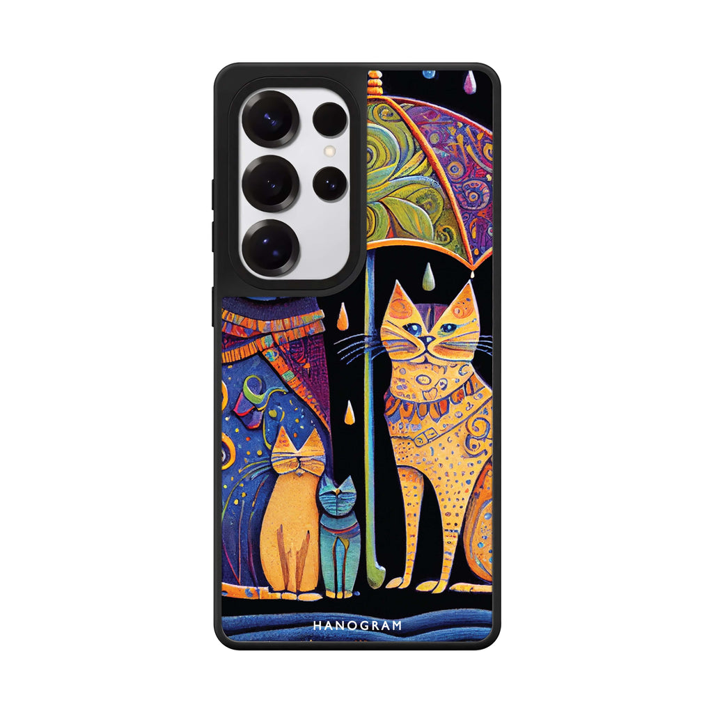 Raining Cat 鏡面手機殼