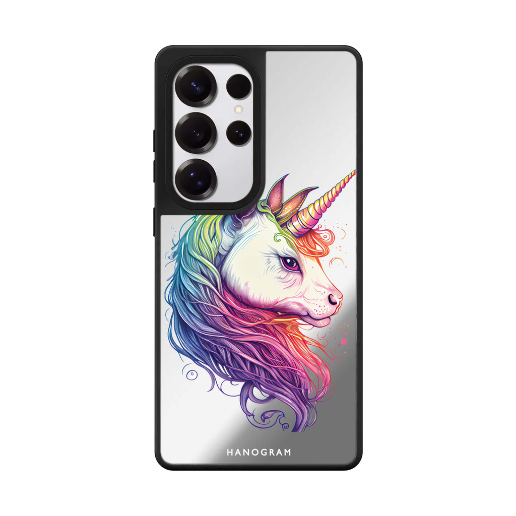 A unicorn 鏡面手機殼