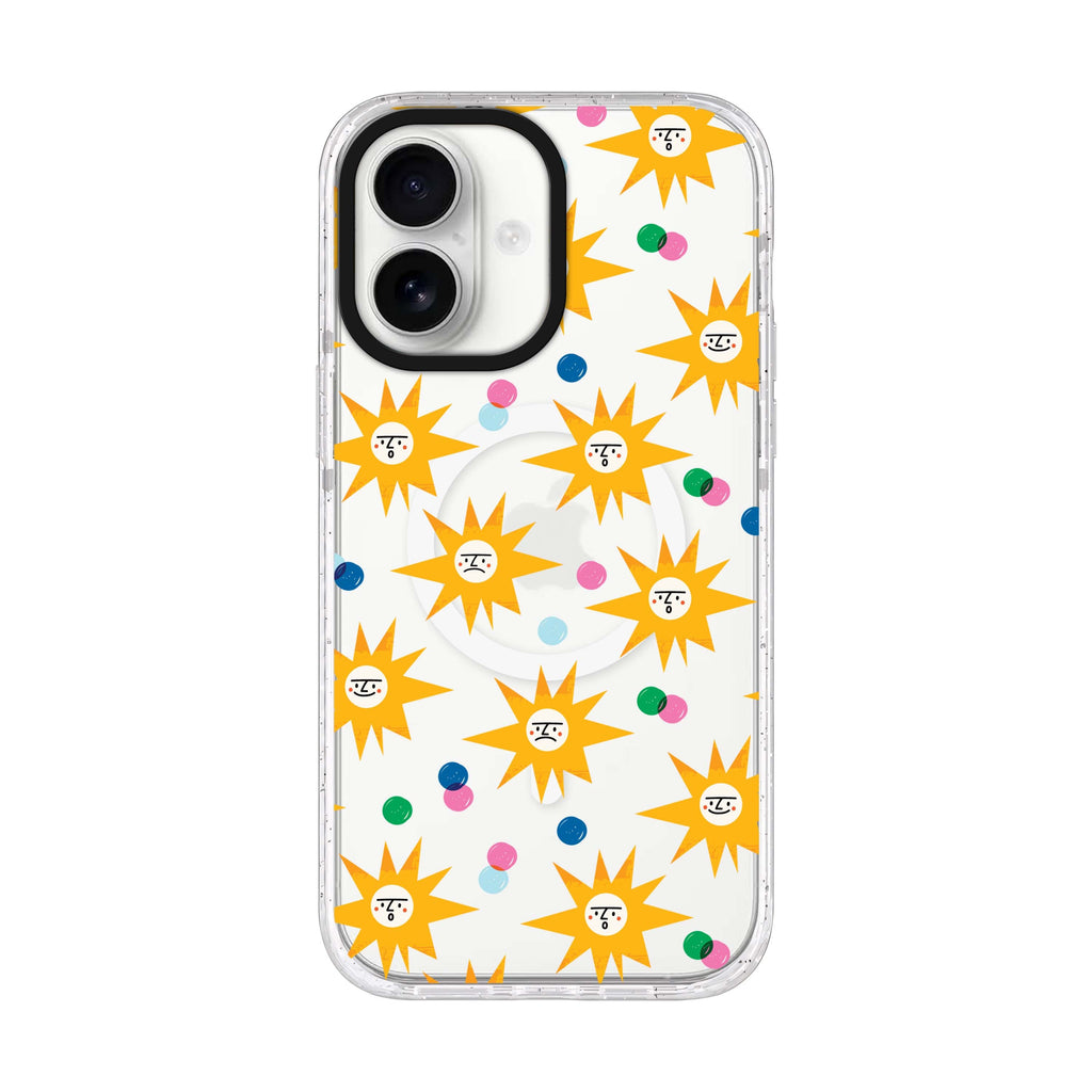 Wow Sun iPhone 17 水晶透明保護殼正面展示