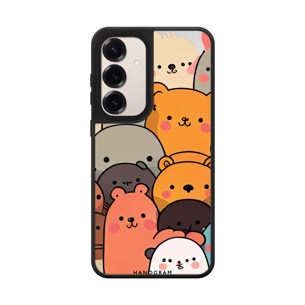 Cute animals 鏡面手機殼