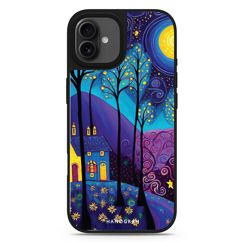 A night iPhone 17 鏡面手機殼 主圖設計
