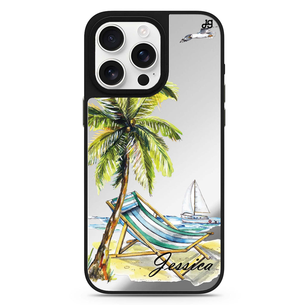 Summer on the beach 鏡面手機殼