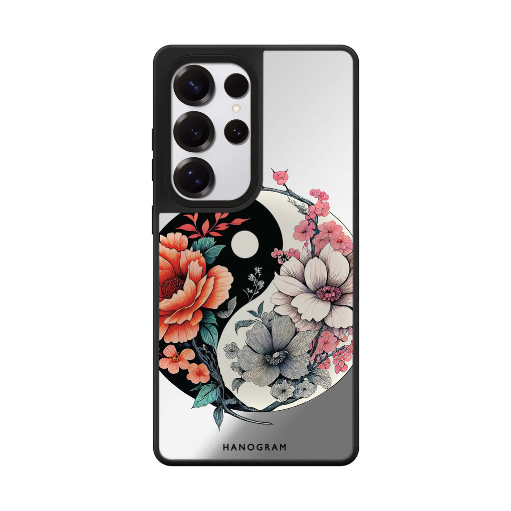 Floral & Tai Chi 鏡面手機殼