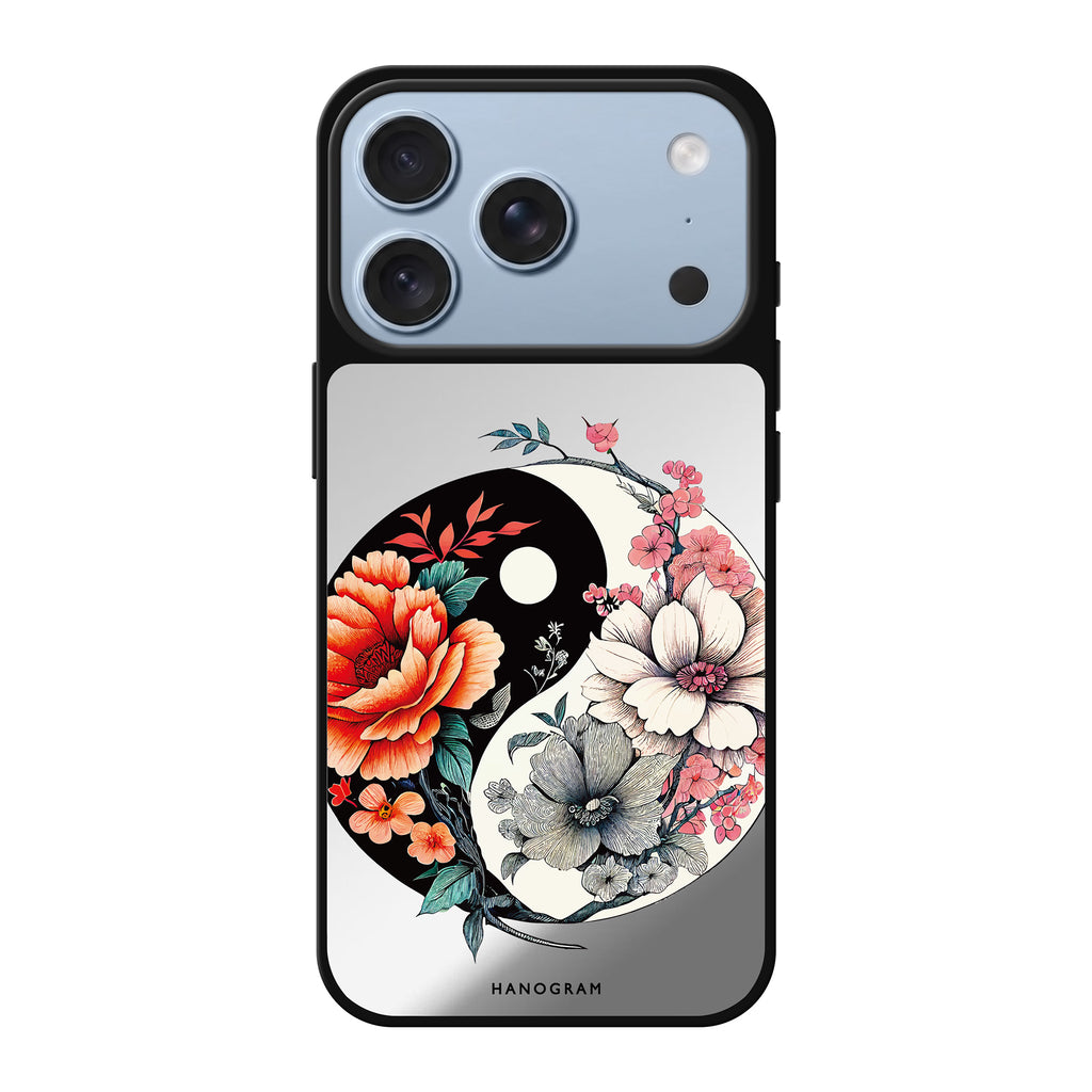 Floral & Tai Chi 鏡面手機殼
