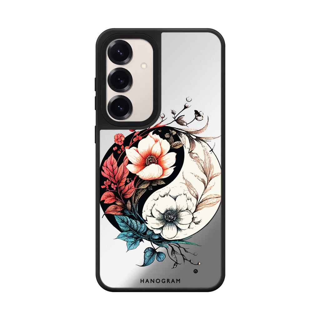 Pretty Floral & Tai Chi 鏡面手機殼