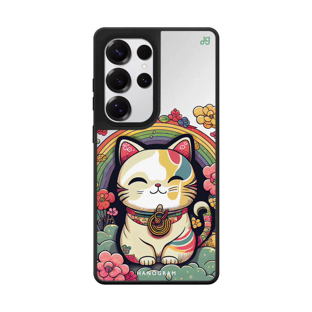 Japanese Lucky Cat 鏡面手機殼