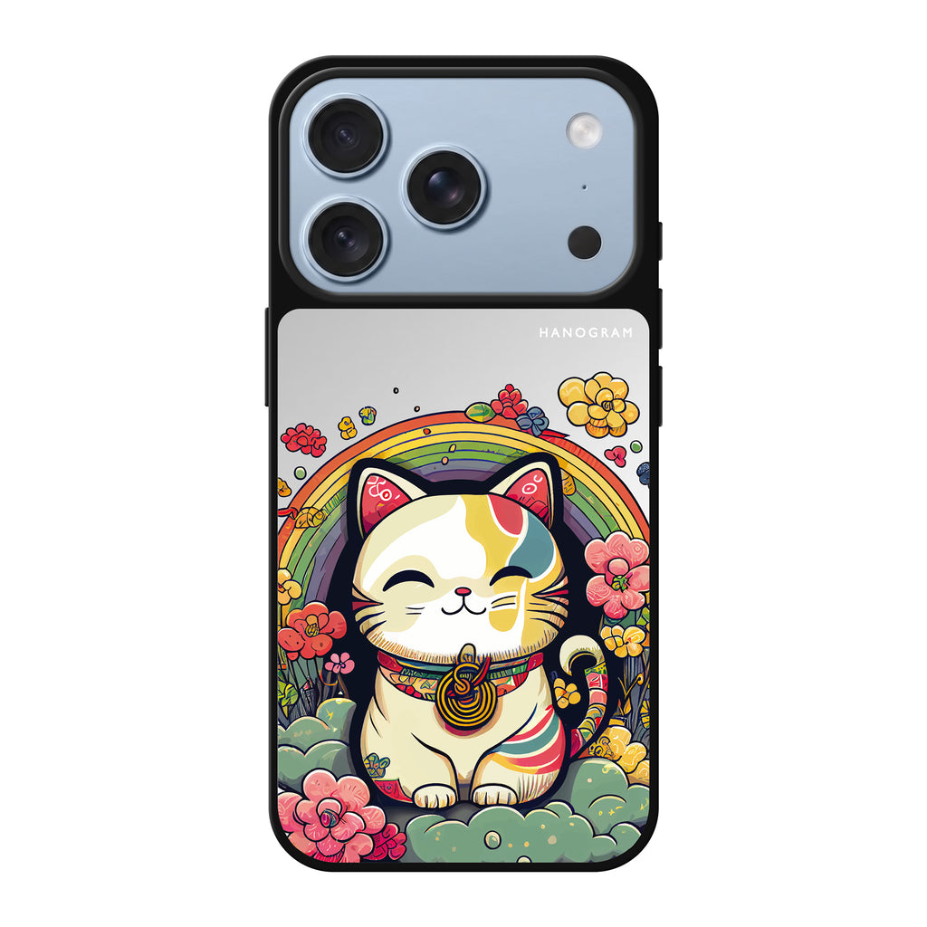 Japanese Lucky Cat 鏡面手機殼