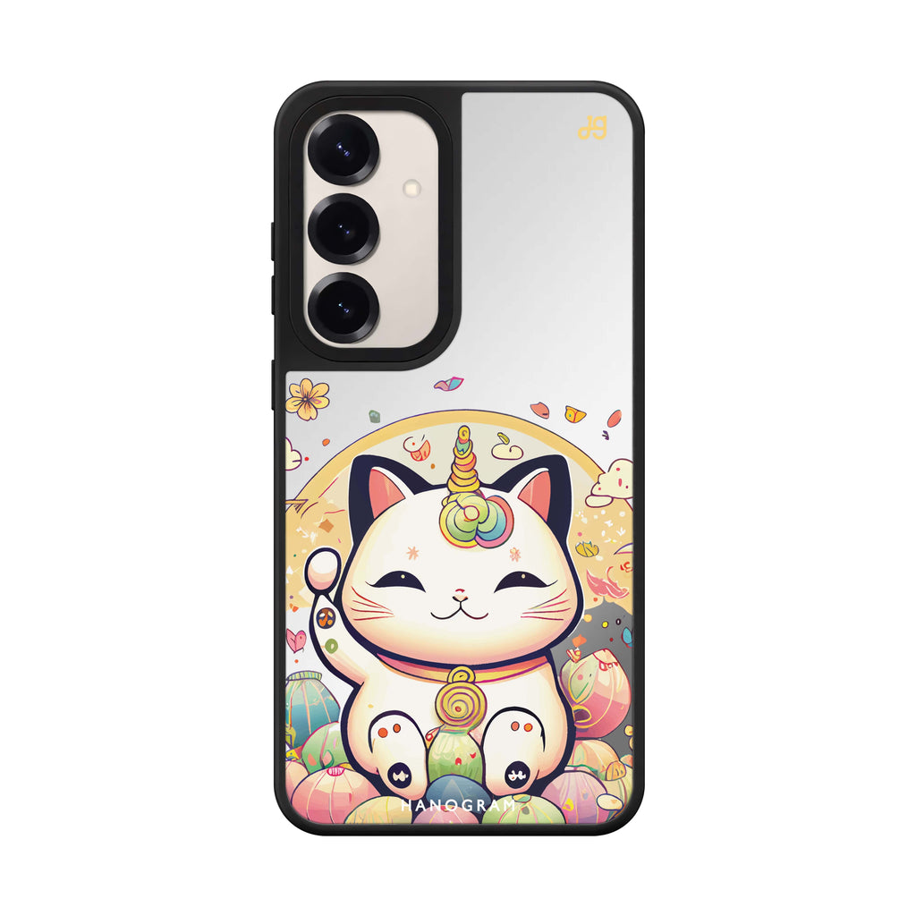 Cute Lucky Cat 鏡面手機殼