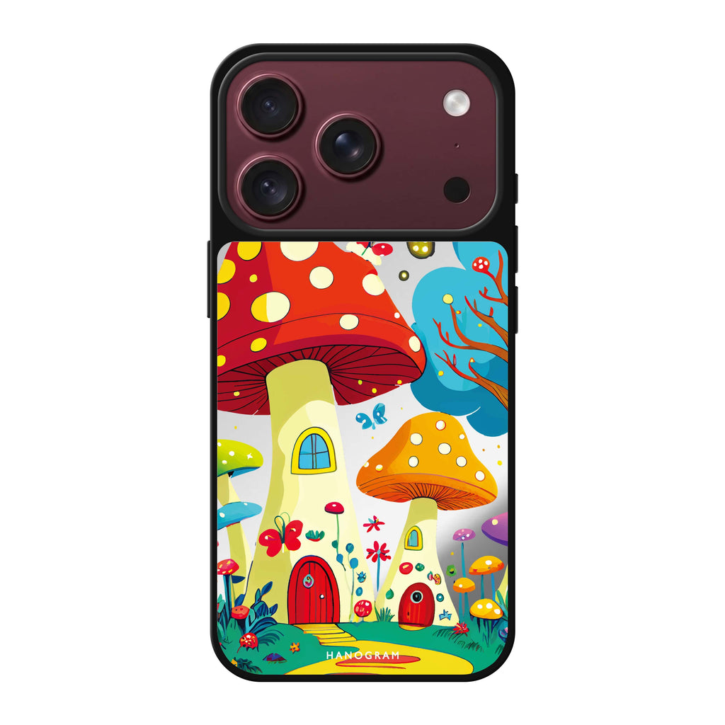 Mushroom Art 鏡面手機殼