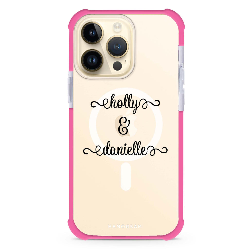 Our Cursive Handwritten iPhone Magsafe 兼容超強防摔保護殼