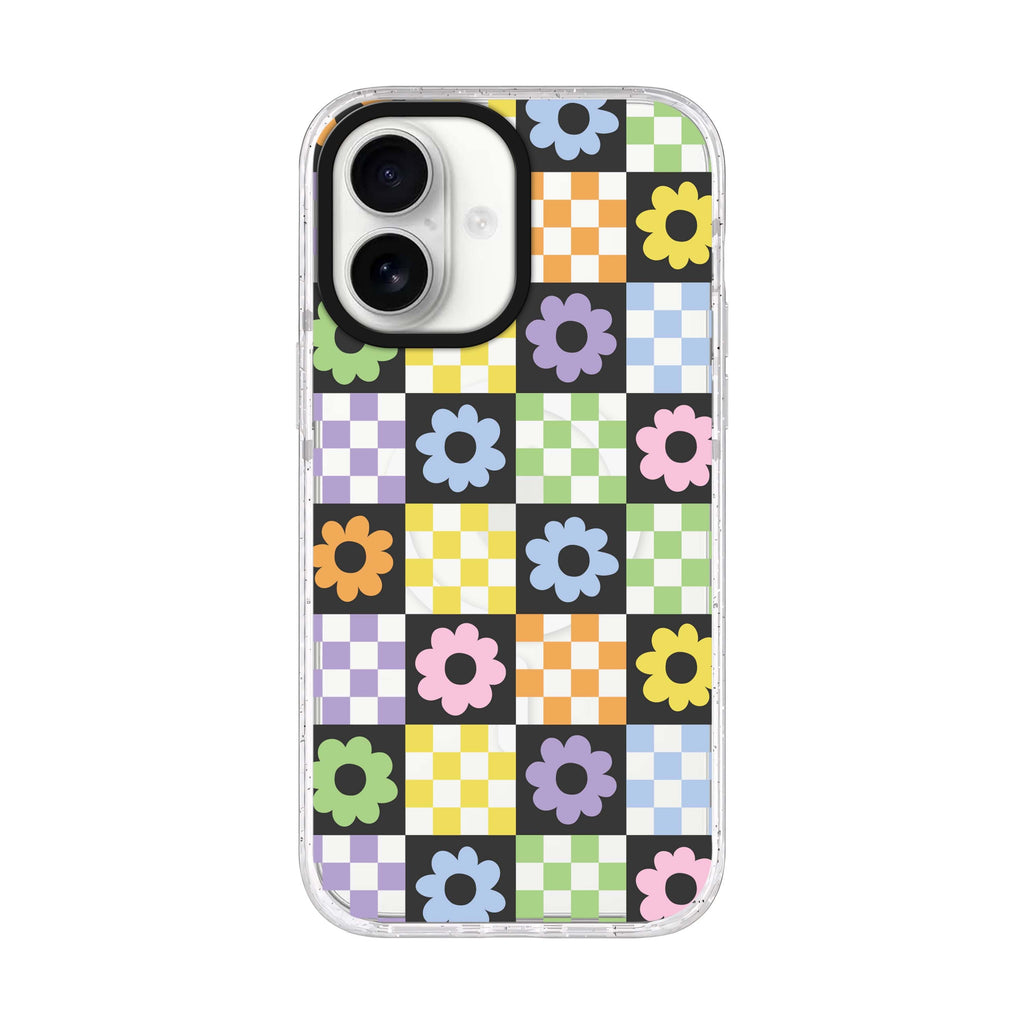 Flowers iPhone 17 水晶透明保護殼正面展示