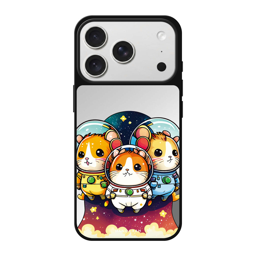 Space squirrels 鏡面手機殼