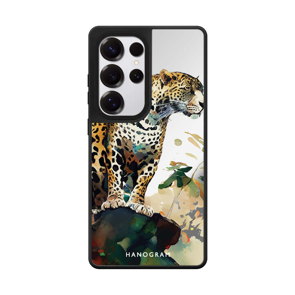 A leopard 鏡面手機殼