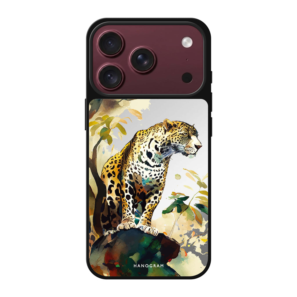 A leopard 鏡面手機殼