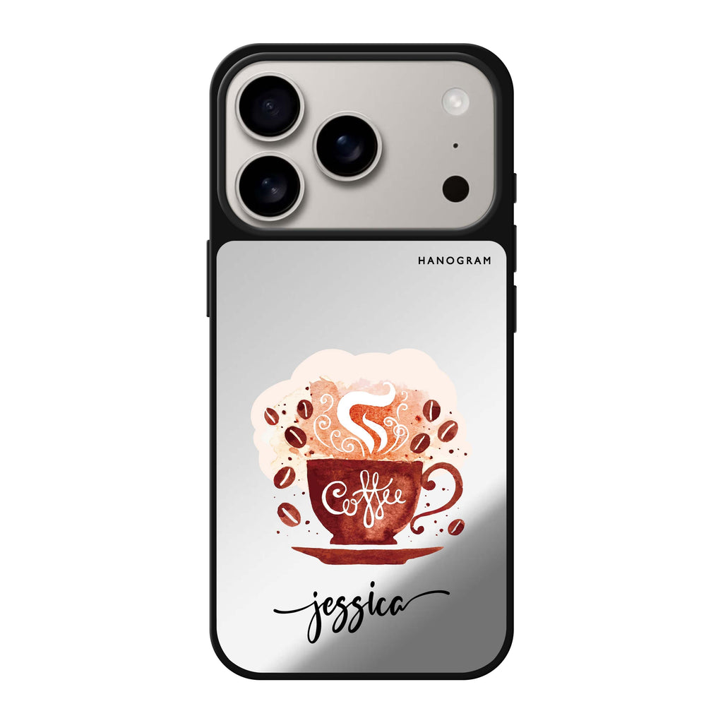 Fragrant coffee 咖啡 iPhone 17 Pro Max 鏡面手機殼主圖