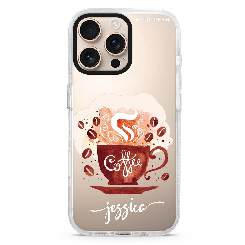 Fragrant coffee iPhone 16 Pro & 16 Pro Max Case - Personalized and Stylish Protection