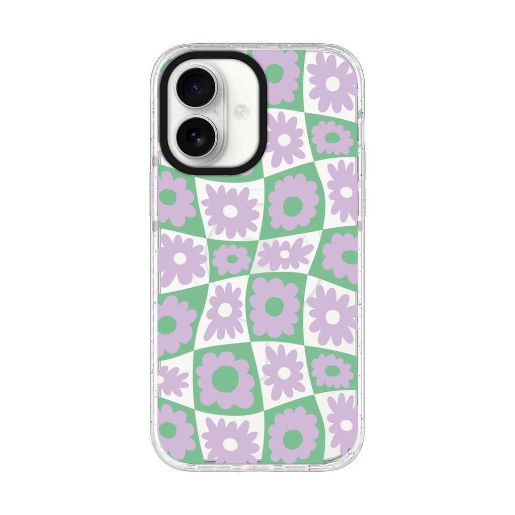 Flowers iPhone 17 水晶透明保護殼正面展示