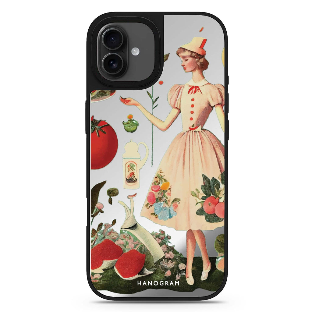 Noble girl iPhone 17 鏡面手機殼 主圖設計
