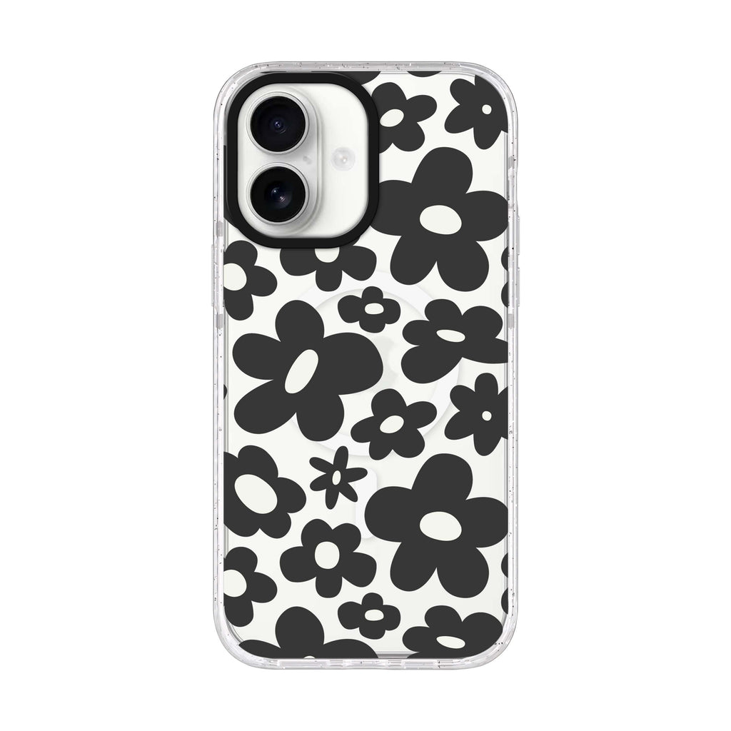 Flowers iPhone 17 水晶透明保護殼正面展示